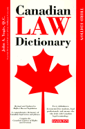 Canadian Law Dictionary