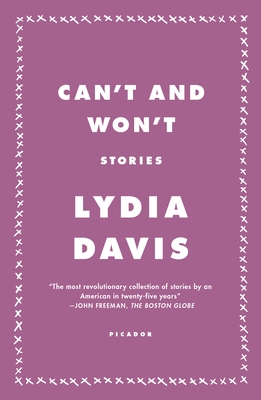 Can't and Won't: Stories - Davis, Lydia
