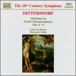 Carl Ditters von Dittersdorf: Sinfonias on Ovid's Metamorphoses Nos. 4 - 6