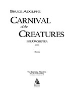 Carnival of the Creatures: For Orchestra