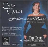 Casa Guidi: Frederica von Stade Sings Dominick Argento - Burt Hara (clarinet); Frederica Von Stade (mezzo-soprano); Minnesota Orchestra; Eiji Oue (conductor)