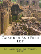Catalogue and Price List