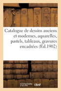 Catalogue de Dessins Anciens Et Modernes, Aquarelles, Pastels, Tableaux, Gravures Encadr?es