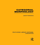 Categorial Morphology