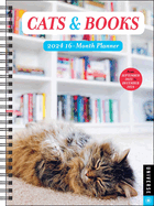 Cats & Books 16-Month 2024 Planner Calendar: September 2023-December 2024
