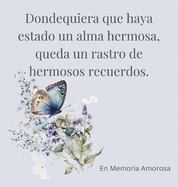 Celebracin de la vida, libro funerario, libro de condolencias para firmar (tapa dura).