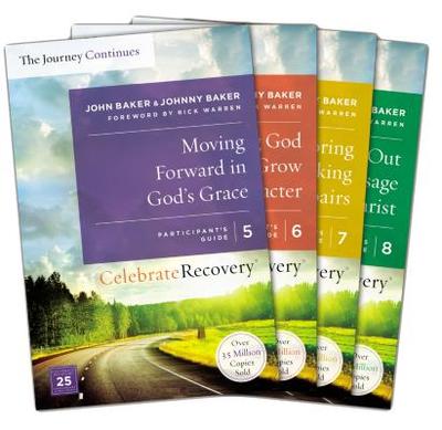 Celebrate Recovery: The Journey Continues Participant's Guide Set Volumes 5-8: A Recovery Program Based on Eight Principles from the Beatitudes - Baker, Johnny