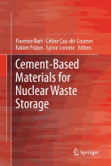 Cement-Based Materials for Nuclear Waste Storage