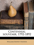 Centennial Souvenir, 1792-1892