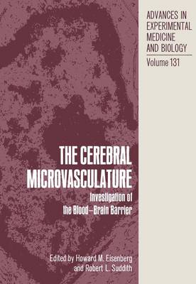 Cerebral Microvasculature - Eisenberg, Howard M (Editor)