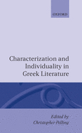 Characterization and Individuality in Greek Literature