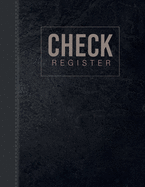 Check Register: Account Tracker Check LogBook Register Simple Checkbook and Debit Card Register Payment Record Personal Checking Account Ledgers