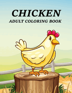 Chicken Adult Coloring Book