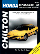 Chilton's Honda Accord and Prelude, 1984-95 repair manual