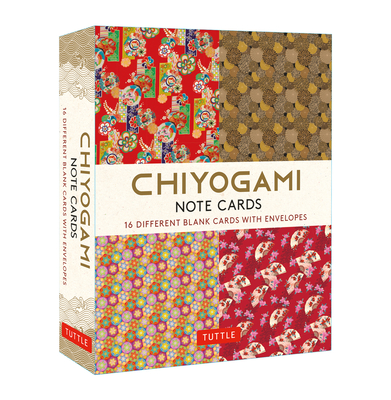 Chiyogami Japanese, 16 Note Cards: 16 Different Blank Cards with 17 Patterned Envelopes - Tuttle Publishing (Editor)