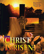 Christ Is Risen Easter Sunrise Bulletin, Large Size (Package of 50)