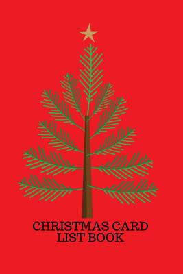 Christmas Card List Book Holiday Card Recorder Address Book Organizer Notebook Planner Keep Track Of The Cards You Send Receive Christmas Card List Alphabetical Order