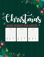 Christmas Word Search For Adults: Puzzle Book Holiday Fun For Adults Activities Crafts Games