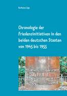 Chronologie der Friedensinitiativen in den beiden deutschen Staaten von 1945 bis 1955