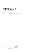 Ciceron, Correspondance: Lettres 1 a 954