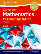 Cie Complete Igcse Core Mathematics 5th Edition Book: With Website Link