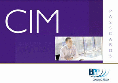 CIM - 6 Marketing Planning: Paper 6: Passcards