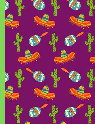 Cinco De Mayo: Nopal, Maracas, y Sombreros: Cuaderno / diario forrado en blanco grande para escribir (Spanish edition) - Joy-Filled, B