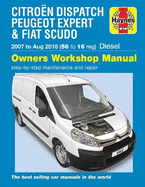 Citron Dispatch, Peugeot Expert & FIAT Scudo Diesel ('07-Aug '16) 56 to 16