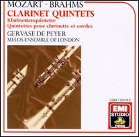 Clarinet Quintets - Cecil Aronowitz (viola); Emanuel Hurwitz (violin); Gervase de Peyer (clarinet); Ivor McMahon (violin); Melos Ensemble of London; Terence Weil (cello)