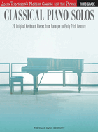 Classical Piano Solos - Third Grade: John Thompson's Modern Course