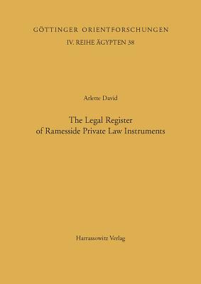 Classification and Categorization in Ancient Egypt / The Legal Register of Ramesside Private Law Instruments - David, Arlette