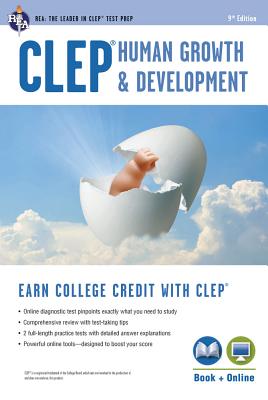 Clep(r) Human Growth & Development Book + Online - Heindel, Patricia, PhD