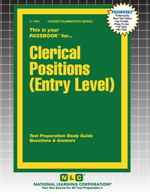 Clerical Positions (Entry Level) - Passbooks (Compiled by)