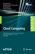 Cloud Computing: 10th Eai International Conference, Cloudcomp 2020, Qufu, China, December 11-12, 2020, Proceedings