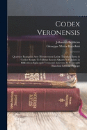 Codex Veronensis: Quattuor Euangelia Ante Hieronymum Latine Translata Eruta & Codice Scripto Ut Videtur Saeculo Quarto Vel Quinto in Bibliotheca Episcopali Veronensi Asservato Et Ex Josephi Blanchini Editione Principe