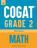 COGAT Grade 2 Math: Three Practice Tests - Level 8
