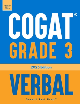 COGAT Grade 3 Verbal: 3 Practice Tests - Level 9 - Prep, Savant Test