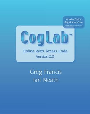 CogLab: Online with Access Code, Version 2.0 - Francis, Greg, and Neath, Ian