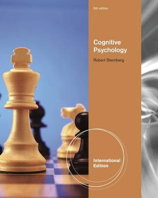 Cognitive Psychology By Robert J Sternberg, PhD - Alibris