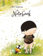 Collect happiness notebook for handwriting ( Volume 10)(8.5*11) (100 pages): Collect happiness and make the world a better place.