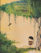 Collect happiness sketchbook (Hand drawn illustration cover vol .19 )(8.5*11) (100 pages) for Drawing, Writing, Painting, Sketching or Doodling: Collect happiness and make the world a better place.