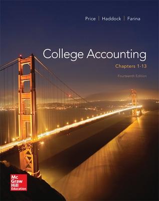 College Accounting (Chapters 1-13) - Price, John, and Haddock, M. David, and Farina, Michael