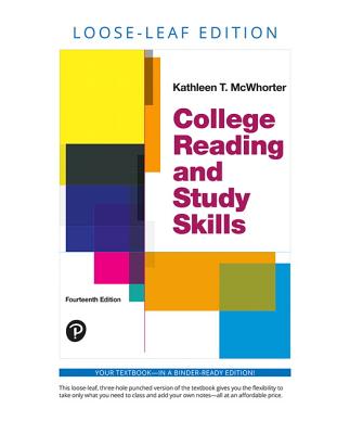 College Reading and Study Skills - McWhorter, Kathleen, and Sember, Brette