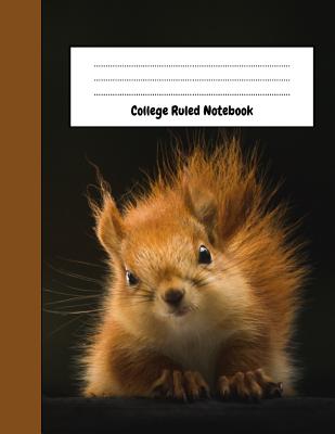 College Ruled Notebook: Cute Journal / Notepad, Squirrel Lover Gifts, Perfect For School, Office And Daily Use - Press, Pink Panda