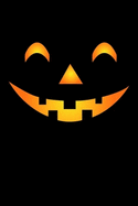 College Ruled Notebook: Halloween Edition: College Ruled Composition Notebook w/ Spooky Jack o' lantern Carved Pumpkin Face Effect Halloween Lights on Color Dark Black Background Design Gift Vol. 6