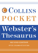 Collins Pocket Webster's Thesaurus, 2nd Edition