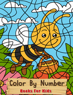 Color By Number Book For Kids: Animals Color By Number Activity For Kids Fun & Learning Ages 4-8, 6-8, 8-12