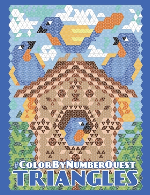 Color By Number Quest: Triangles - Shershneva, Kira, and Quest, Color, and Relaxation, Color