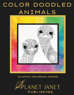 Color Doodled Animals: 50 Artful and Original Designs