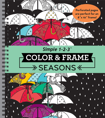 Color & Frame - Seasons (Adult Coloring Book) - New Seasons, and Publications International Ltd